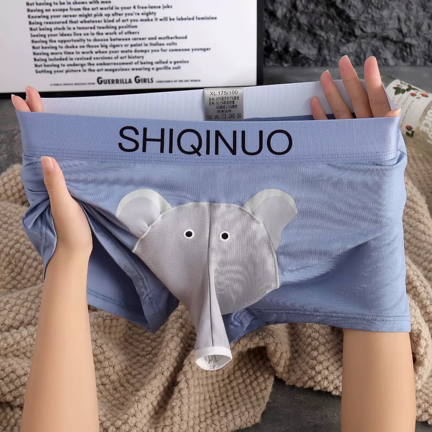 Funny Elephant Nose Pouch Boxers