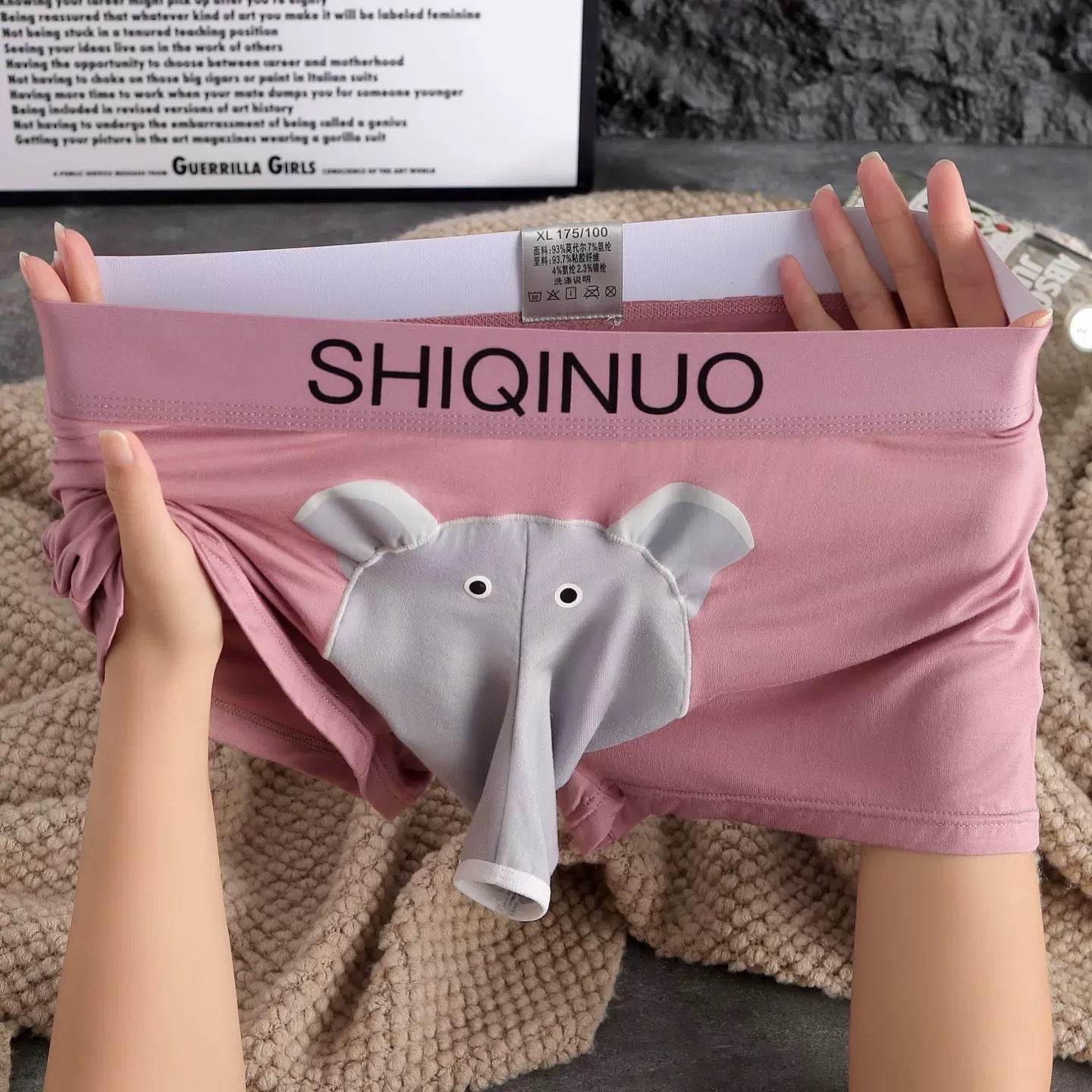 Funny Elephant Nose Pouch Boxers