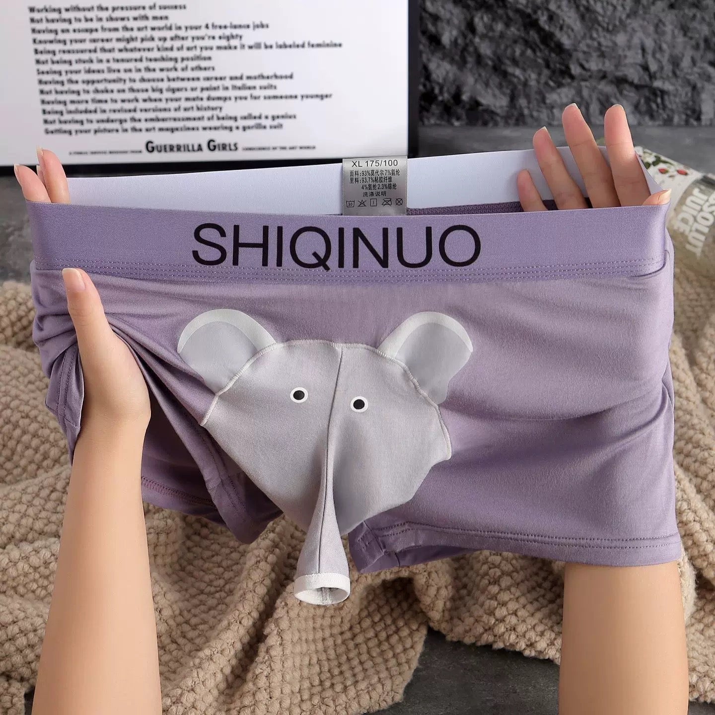 Funny Elephant Nose Pouch Boxers