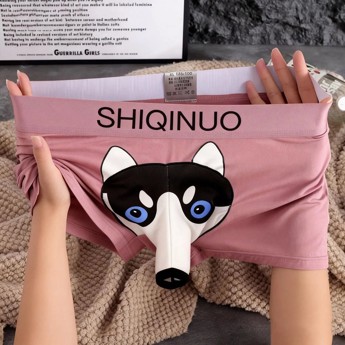 Funny Dog Nose Pouch Boxers